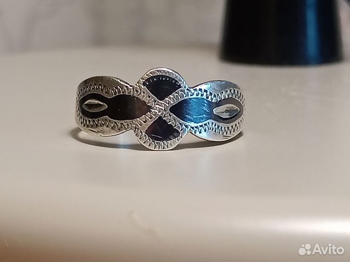 Кольцо серебряное