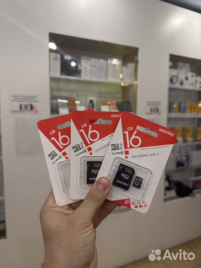 Карта памяти 16Gb / Smartbuy