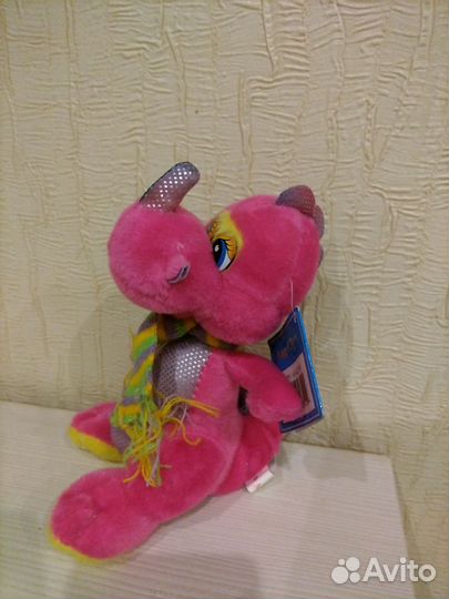 Дракон музыкальная мягкая игрушка