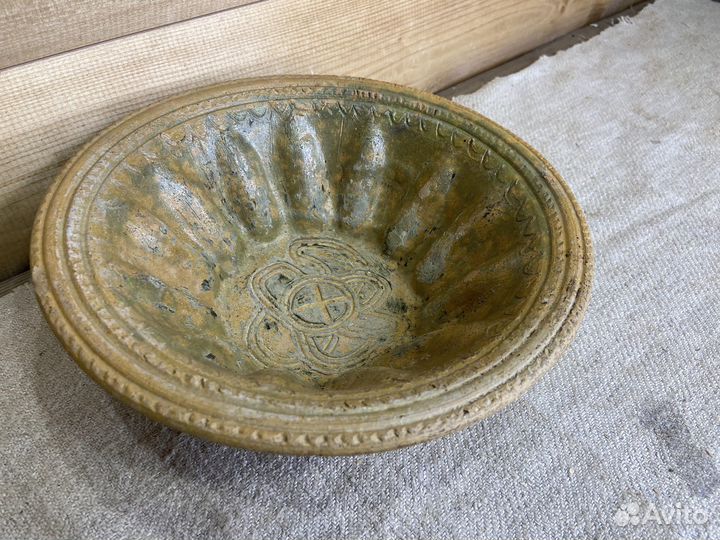Глиняная Тарелка Для Выпечки 18 Век -19 Век