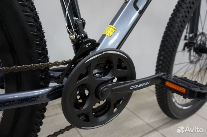 Велосипед Алюминиевый серый 27.5 пром дисковые тор