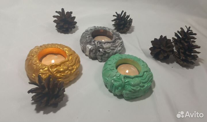 Дракон символ 2023 года подсвечники