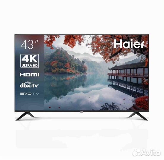 Телевизор 4к haier 43 SMART TV M1 новый