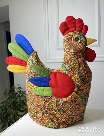 Дизайнерская грелка на чайник ручной работы