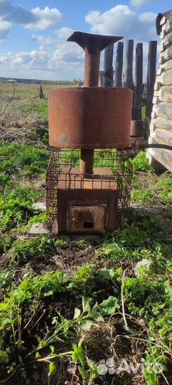 Печь для бани с баком