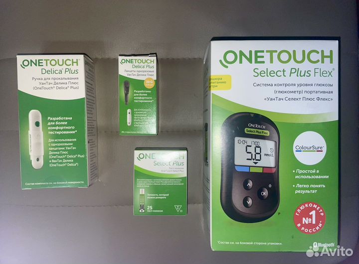 Новый Глюкометр one touch select plus