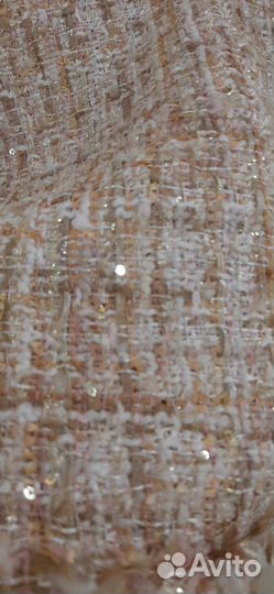 Жакет розово- бежевый в стиле Шанель