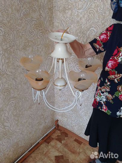 Люстра потолочная бу