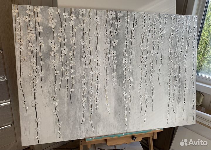 Картина интерьерная на холсте Ноты Души Цветы