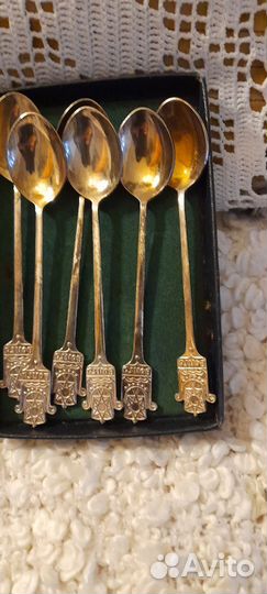 Наборы чайных ложек- серебро