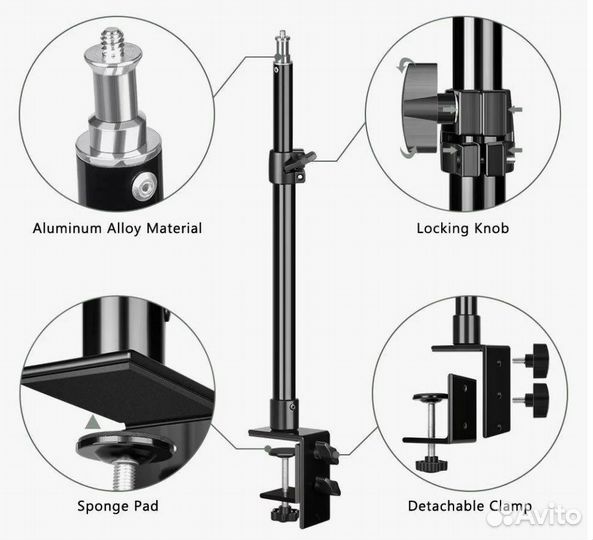 Штатив для телефона, вебки, фото и видео съемки