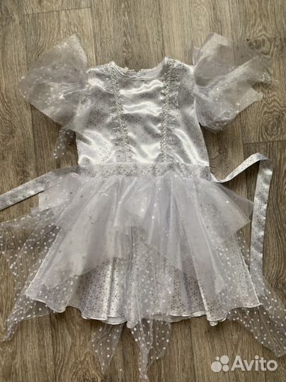 Платье снежинка