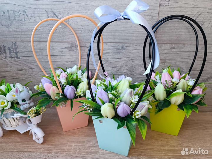 Мыло ручной работы цветы