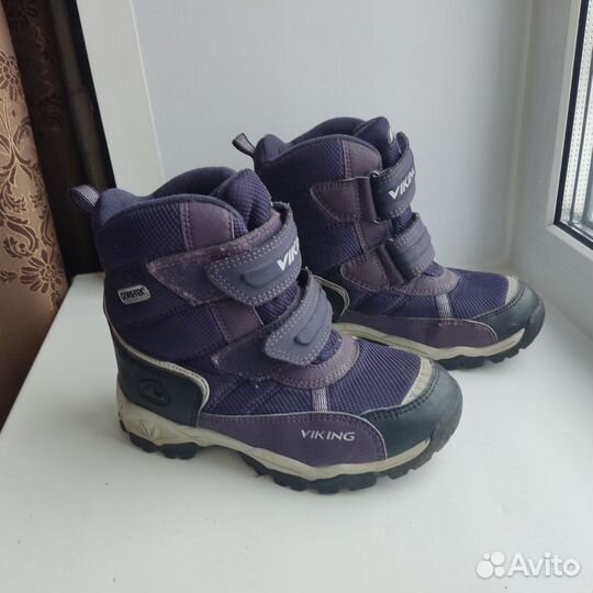 Детские высокие ботинки зимние Viking Gore Tex 31