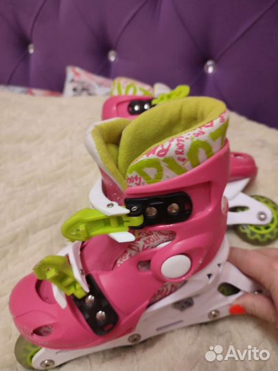 Роликовые коньки детские раздвижные