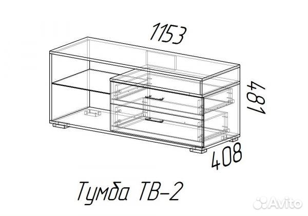 Тумба TV2