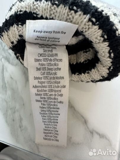 Шапка перчатки шарфы Calvin Klein