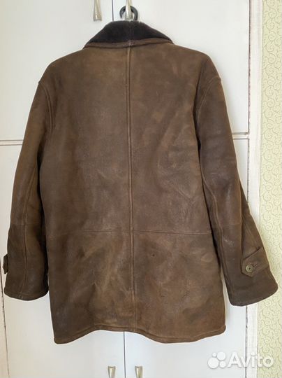 Дубленка кожаная новая р52-54