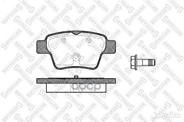1149 000BSX 1138 00FDB1784 колодки дисковые з
