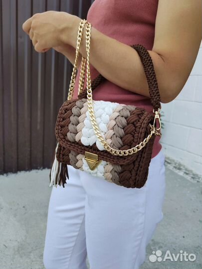 Сумка вязанная