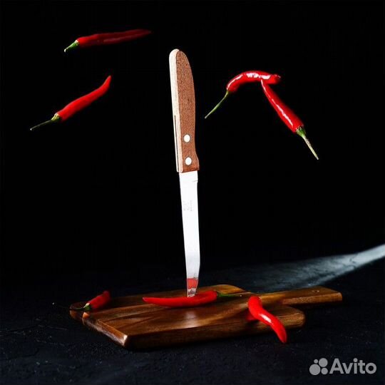 Нож кухонный «Эльбрус», гладкое лезвие 11,5 см