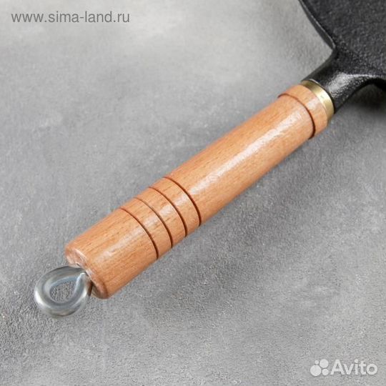 Сковорода блинная чугунная Доляна «Классика», d23