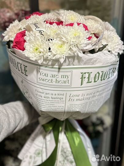 Букеты из живых роз в наличии