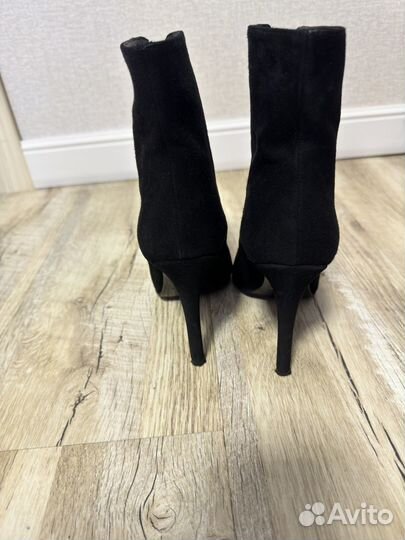 Ботильоны, натуральная замша, 37 размер