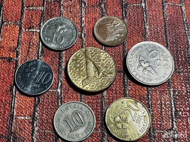 Монеты малайзия (7 монет)