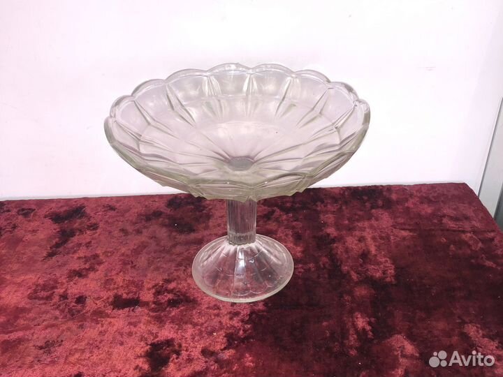 Конфетница,фруктовница Стекло СССР
