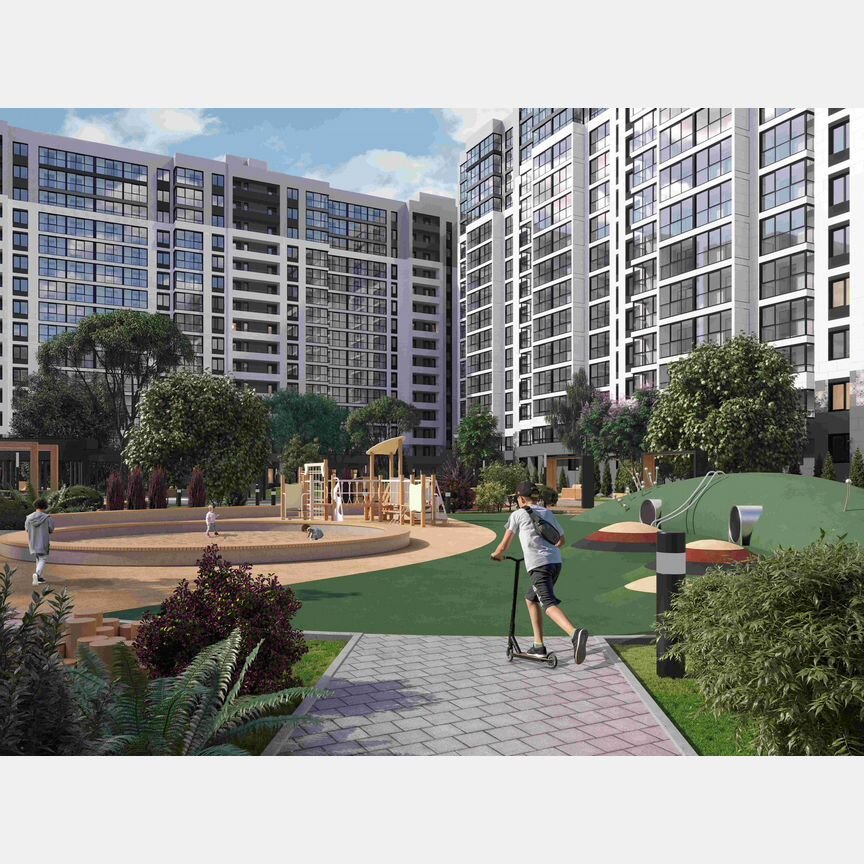 1-к. квартира, 42,3 м², 13/16 эт.