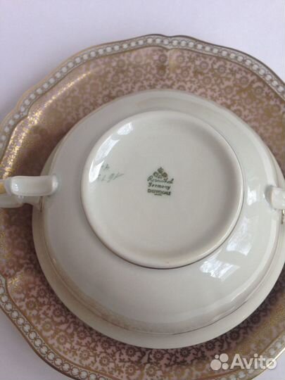 Старинная бульонная пара Розенталь