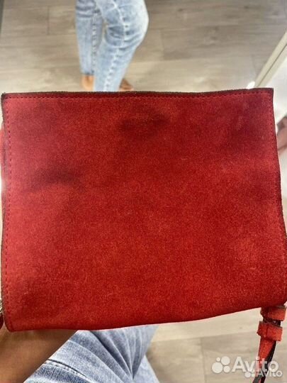 Сумка mango натуральная замша