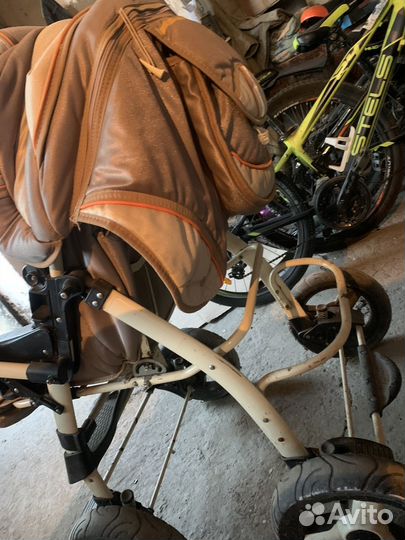 Прогулочная коляска бу 2в 1 отдам за 3000т