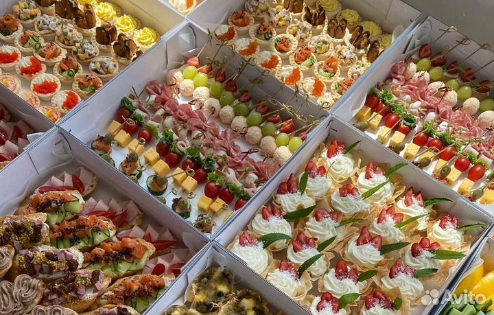 Гастробоксы. Еда на дом. Фуршет