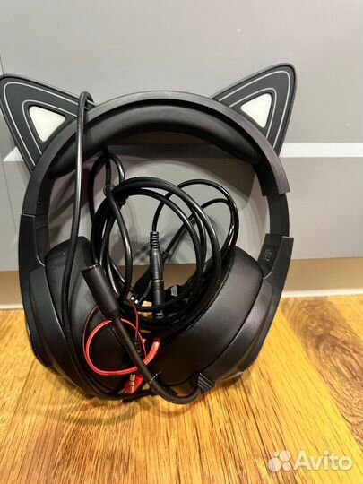 Проводные наушники hoco w107 cat gaming