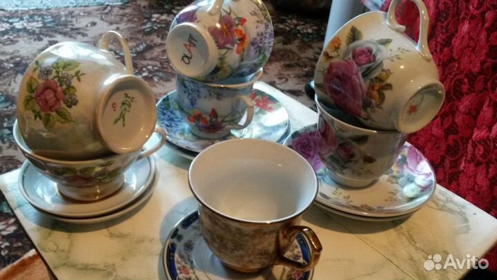 Чайные и кофейные пары новые