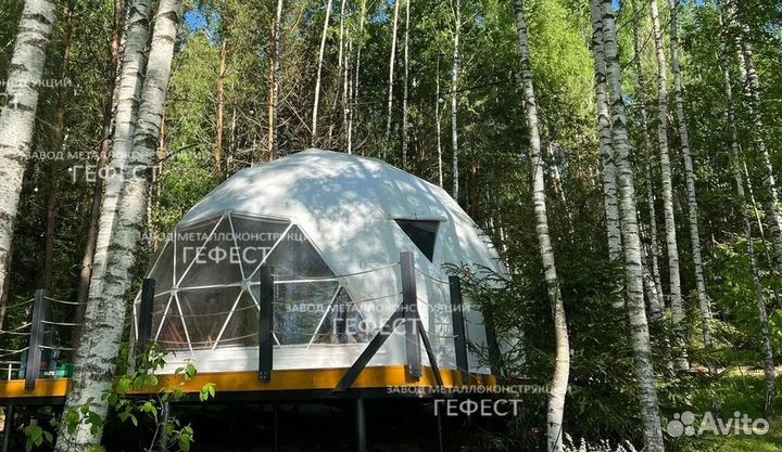 Шатер купольный для ресторанов и кафе площадь 112м