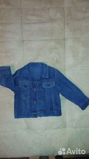 Брюки вельветовые и джинсовка на 2-3 года