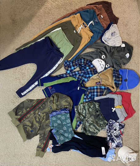 Вещи пакетом на мальчика 92 98