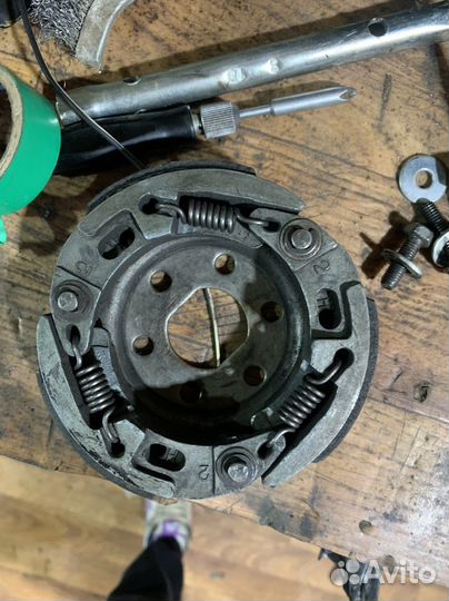 Вариатор,сцепление,колокол,шайба