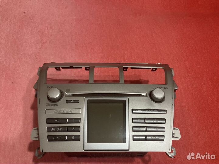 Штатная магнитола toyota belta