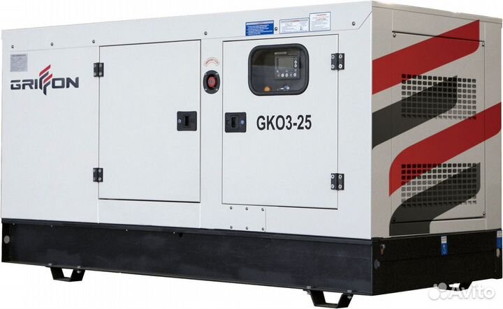 Дизельный генератор 24 кВт в кожухе