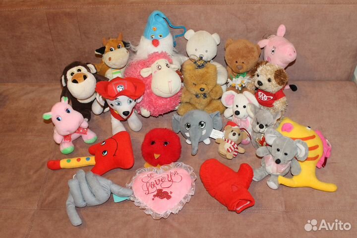 Детские игрушки мягкие пакетом