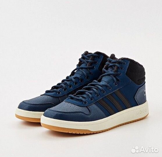 Кроссовки Adidas Hoops 2.0 Mid Blue GZ7939 (39)