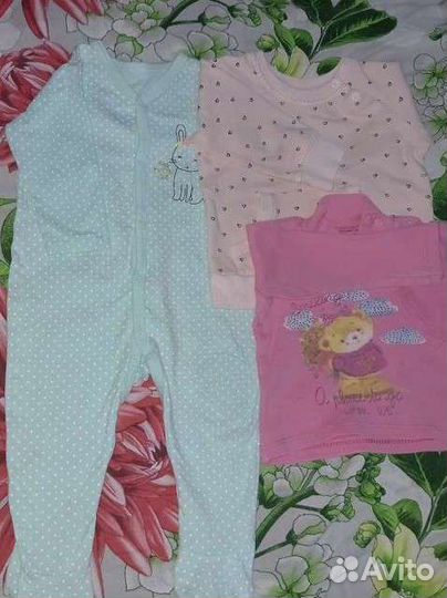 Вещи пакетом на девочку с 4 до 8 месяцев