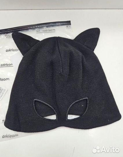 Шапка кошка с ушками