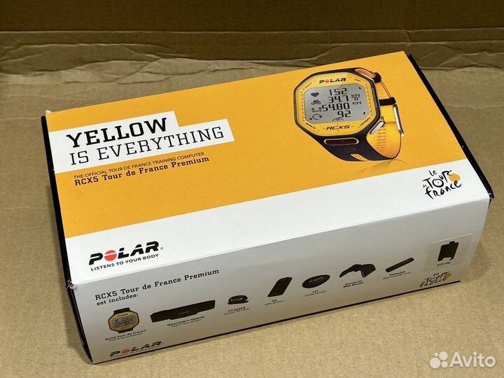 Часы велокомпьютер Polar RCX5 Tour de France