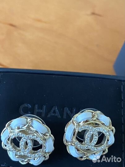 Серьги Chanel оригинал