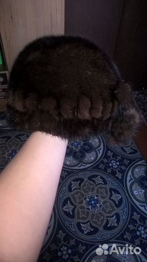 Шапка норковая